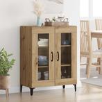 vidaXL Dressoir Artisan Eiken 69,5 x 34 x 90 cm, Verzenden, Nieuw, Overige houtsoorten, Minder dan 50 cm