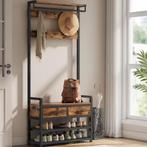 6-in-1 Kapstok met Schoenenbank –Met Laden, 10 Haken en Rack, Huis en Inrichting, Woonaccessoires | Kapstokken, Verzenden, Nieuw