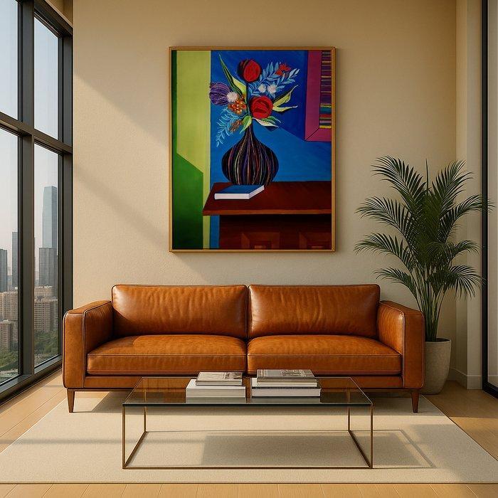 Valdi - Silencio azul - XL (No Reserve), Antiek en Kunst, Kunst | Schilderijen | Modern