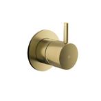 Inbouw Stopkraan Hotbath Cobber 1-hendel Geborsteld Messing, Ophalen of Verzenden, Nieuw, Kraan
