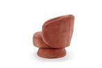 Draaibare Design Fauteuil BOSSA NOVA 80cm roest Bouclé -, Huis en Inrichting, Fauteuils, Ophalen of Verzenden, Nieuw