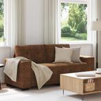 vidaXL Loveseat 140 cm kunstleer bruin, Verzenden, Nieuw, Leer