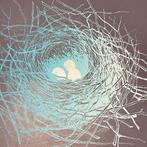 Nest nummer 3 - Zeefdruk - Sakamoto Kichi  (b 1932) -