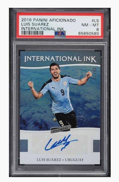 2016 Panini Luis Suarez - Authentic Auto - Limited Edition, Verzamelen, Stickers
