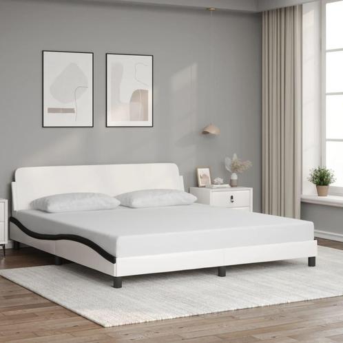 Bedframe met Hoofdbord - Retourdeal: Luxe voor minder!, Huis en Inrichting, Slaapkamer | Bedden, 180 cm, 200 cm, Wit, Nieuw, Metaal