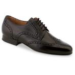 Heren Dansschoenen van Zwart Hertenleer - Ballroom, Latin, S, Verzenden, Nieuw