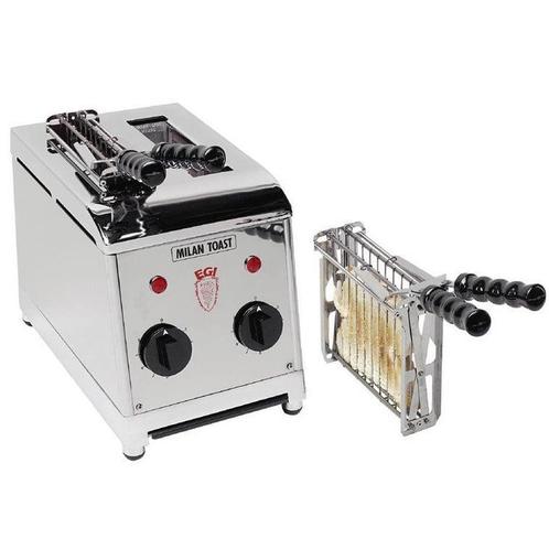 Tosti-Apparaat | RVS | 2 Sleuven | 1.3kW (230V) | Incl., Zakelijke goederen, Horeca | Keukenapparatuur, Nieuw in verpakking, Verzenden