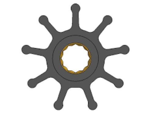 Impeller Volvo: 875660, 875736, 807904, 21730344, 804696, 8, Watersport en Boten, Bootonderdelen, Motor en Techniek, Nieuw, Zeilboot of Motorboot