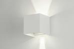 Rietveld Wandlampen - Wit - Metaal, Aluminium, Huis en Inrichting, Lampen | Wandlampen, Verzenden, Nieuw