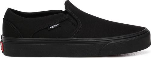 Vans - maat 39-  Asher Canvas Dames Sneakers - Black-Black, Kleding | Dames, Schoenen, Verzenden