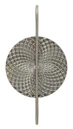 WANDLAMP ZILVERKLEURIG CM 28X15X54, Huis en Inrichting, Lampen | Wandlampen, Ophalen of Verzenden, Nieuw