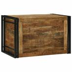 vidaXL Opslagdoos met opslag 80 x 50 x 50 cm Ruw mangohout, Verzenden, Nieuw