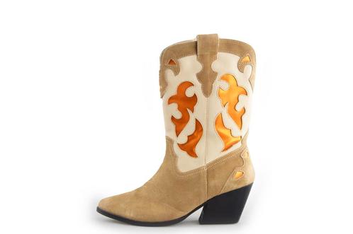 Omoda Cowboy laarzen in maat 39 Beige 10 extra korting