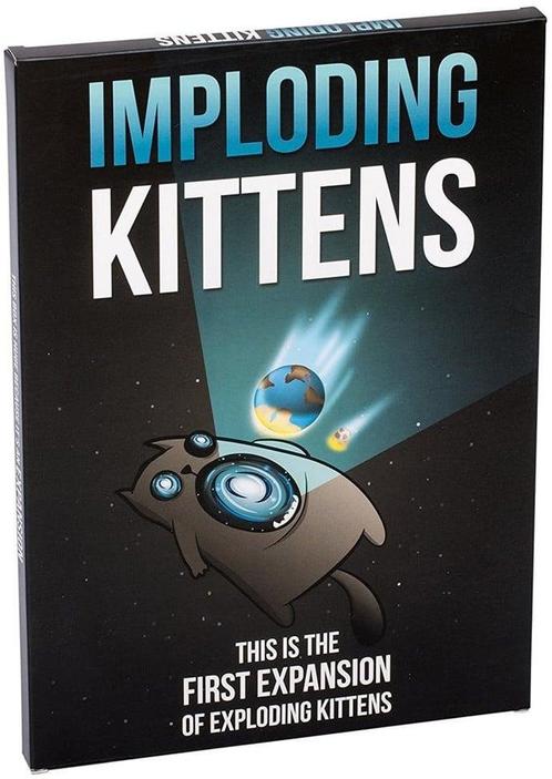 Imploding Kittens - Expansion | Exploding Kittens -, Hobby en Vrije tijd, Gezelschapsspellen | Kaartspellen, Nieuw, Verzenden