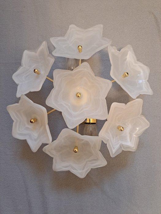 Ideal Lux - Plafondlamp - Stella PL/2 - glas, metaal,, Antiek en Kunst, Antiek | Lampen