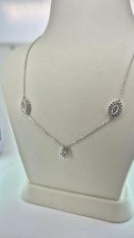 Halsketting - 14 karaat Witgoud - 2.65ct. tw. Diamant, Sieraden, Tassen en Uiterlijk, Kettingen, Nieuw