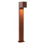Moderne buitenlamp roestkleurig, Corella, IP54, Tuin en Terras, Ophalen of Verzenden, Nieuw, Aluminium, Staande lamp