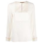 Twinset • sneeuw witte blouse met parels • M (IT44), Kleding | Dames, Tops, Nieuw, Maat 38/40 (M), Wit, Twinset