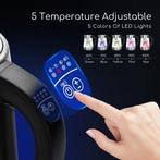 Waterkoker met temperatuurregeling - RVS - met LED - 1.7L -, Witgoed en Apparatuur, Waterkokers, Verzenden, Zo goed als nieuw