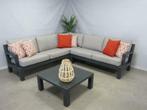 Te Velde tuinmeubelen lauren aluminium hoek-lounge set, Tuin en Terras, Tuinsets en Loungesets, 4 zitplaatsen, Bank, Loungeset