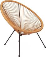 Homla Fauteuil | ACAPULCO | naturel van €63 voor €19, Kunststof, Overige kleuren, Nieuw, Ophalen of Verzenden