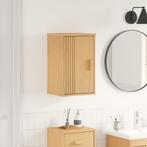 vidaXL Badkamer Kast Bruin 35 x 30 x 55 cm Massief, Huis en Inrichting, Verzenden, Nieuw