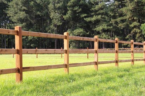 Omheining | houten omheining | paarden omheining, Dieren en Toebehoren, Stalling en Weidegang, Weidegang