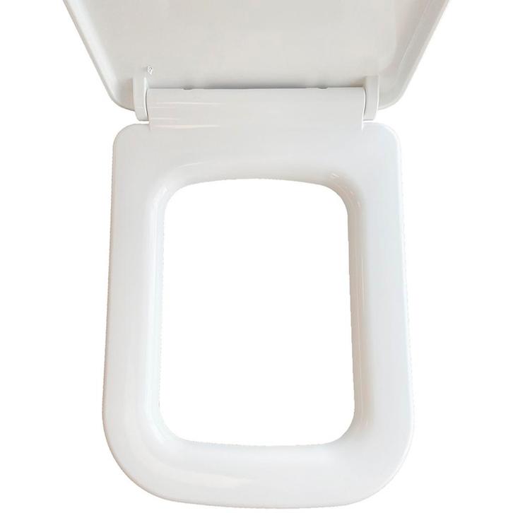 Wiesbaden Carré Toiletzitting - Softclose en Quick Release -, Doe-het-zelf en Verbouw, Sanitair, Nieuw, Ophalen of Verzenden