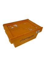 Distributiebak 400x300x173 mm nestbaar, oranje, gebruikt -, Doe-het-zelf en Verbouw, Kratten en Dozen, Gebruikt, Minder dan 50 cm