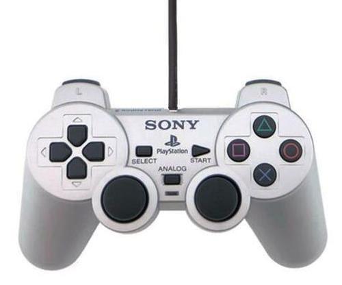 Sony PS2 Controller Dualshock 2 Zilver (PS2 Accessoires), Spelcomputers en Games, Spelcomputers | Sony PlayStation 2, Zo goed als nieuw