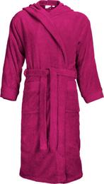 The One - 2XL/3XL - Badstoffen Badjas met capuchon Magenta, Verzenden, Nieuw