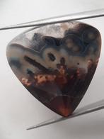 Natural blue and brown Agate - 37.078 ct - pear - rare sumat, Nieuw