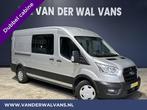 Ford Transit 2.0 TDCI 131pk L3H2 Dubbele cabine Euro6 Airco, Auto's, Bestelauto's, Nieuw, Zilver of Grijs, Diesel, Ford