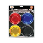 Magneetschotel set 4-delig gekleurd magnetisch (Gereedschap), Verzenden, Nieuw