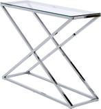 Jahnke Moebel Xtra Glas / Chroom Sidetable, Huis en Inrichting, Tafels | Sidetables, Ophalen of Verzenden, Nieuw