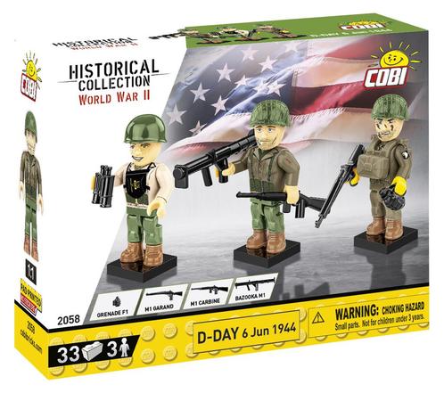 COBI WW2  2058 Soldaten D-Day 1944 (Leger bouwsets), Kinderen en Baby's, Speelgoed | Bouwstenen, Nieuw, Verzenden