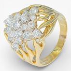 Zonder minimumprijs - Ring - 14 karaat HRD - VVS kwaliteit,, Nieuw