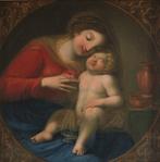 Italiaanse school (XVIII) - Madonna con Bambino, Antiek en Kunst