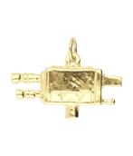 Gouden TV Camera ketting hanger, Verzenden, Nieuw