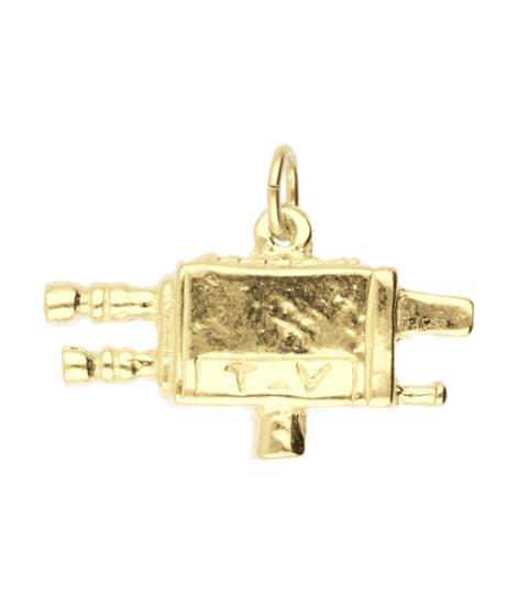 Gouden TV Camera ketting hanger, Sieraden, Tassen en Uiterlijk, Kettinghangers, Verzenden