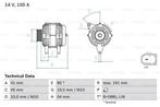 Dynamo / Alternator FORD GALAXY II (2.0 TDCi), Auto-onderdelen, Motor en Toebehoren, Nieuw, Ophalen of Verzenden