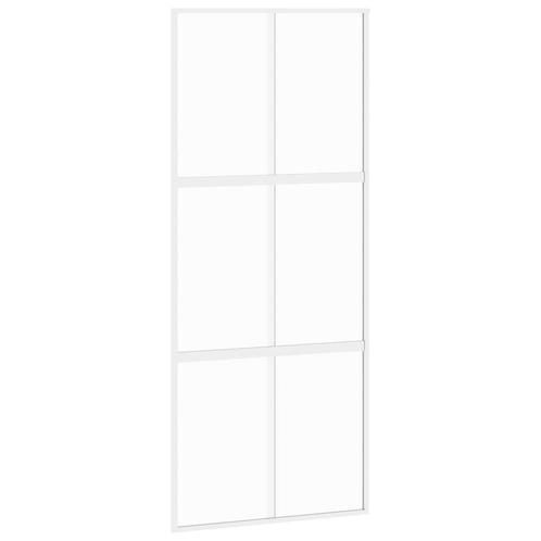 Schuifdeur 90x205 - Wit Aluminium - OP=OP! - Ruimtebesparend, Doe-het-zelf en Verbouw, Deuren en Horren, Schuifdeur, Nieuw, Binnendeur