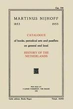 Catalogue of Books, Periodical Sets and Pamflet. Nijhoff.=, Martinus Nijhoff, Zo goed als nieuw, Verzenden