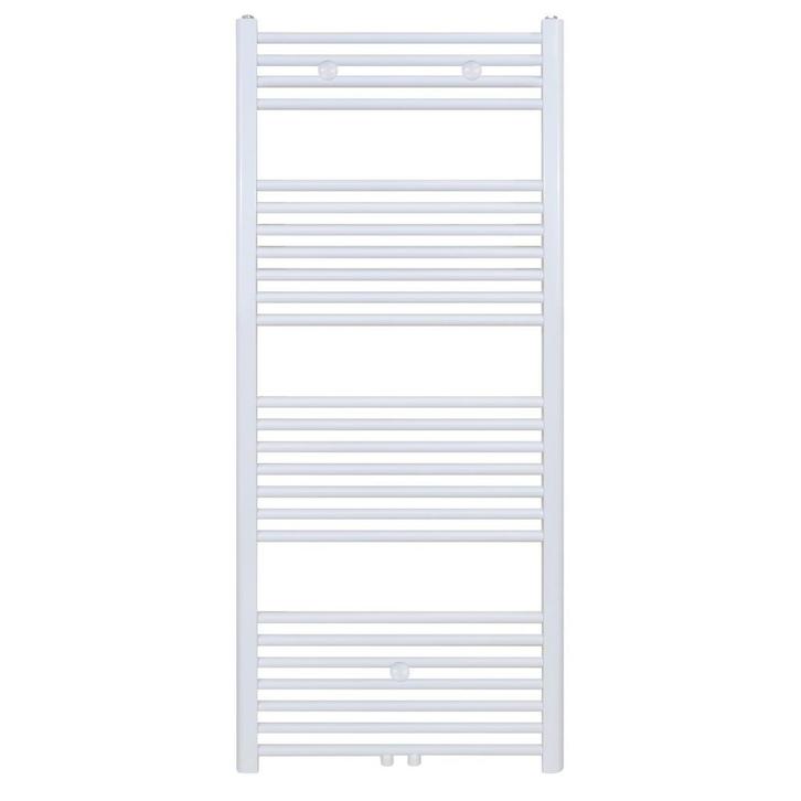 Handdoekradiator Max Eco 140x50 cm - 814 Watt Wit, Doe-het-zelf en Verbouw, Verwarming en Radiatoren, Verzenden