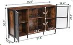 Massief Houten Wijnkast voor Thuis of Bar, Huis en Inrichting, Woonaccessoires | Wijnrekken, Verzenden, Nieuw