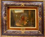 Fiammingo Del (XVII) Circle Albert Flamen - Figure attorno, Antiek en Kunst, Kunst | Schilderijen | Klassiek