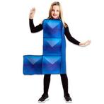 Tetris kostuum blauw kind, Hobby en Vrije tijd, Verzenden, Nieuw, Feestartikel