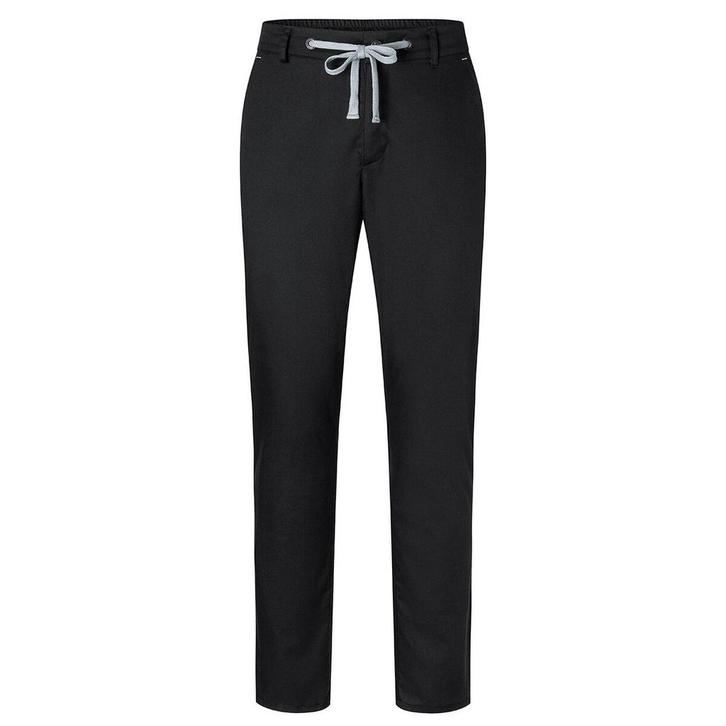 GGM Gastro | KARLOWSKY | Heren Modern Stretch Chino Broek -, Kleding | Heren, Broeken en Pantalons, Zwart, Maat 52/54 (L), Nieuw