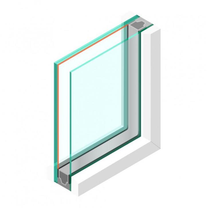 Dubbel glas HR++ 6mm - sp - #33.2, Doe-het-zelf en Verbouw, Glas en Ramen, Ophalen of Verzenden