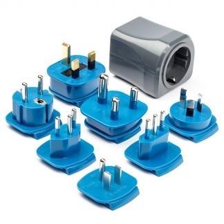 Universele reisstekkerset | Type C en F naar type B, G, E,, Caravans en Kamperen, Kampeeraccessoires, Nieuw, Verzenden